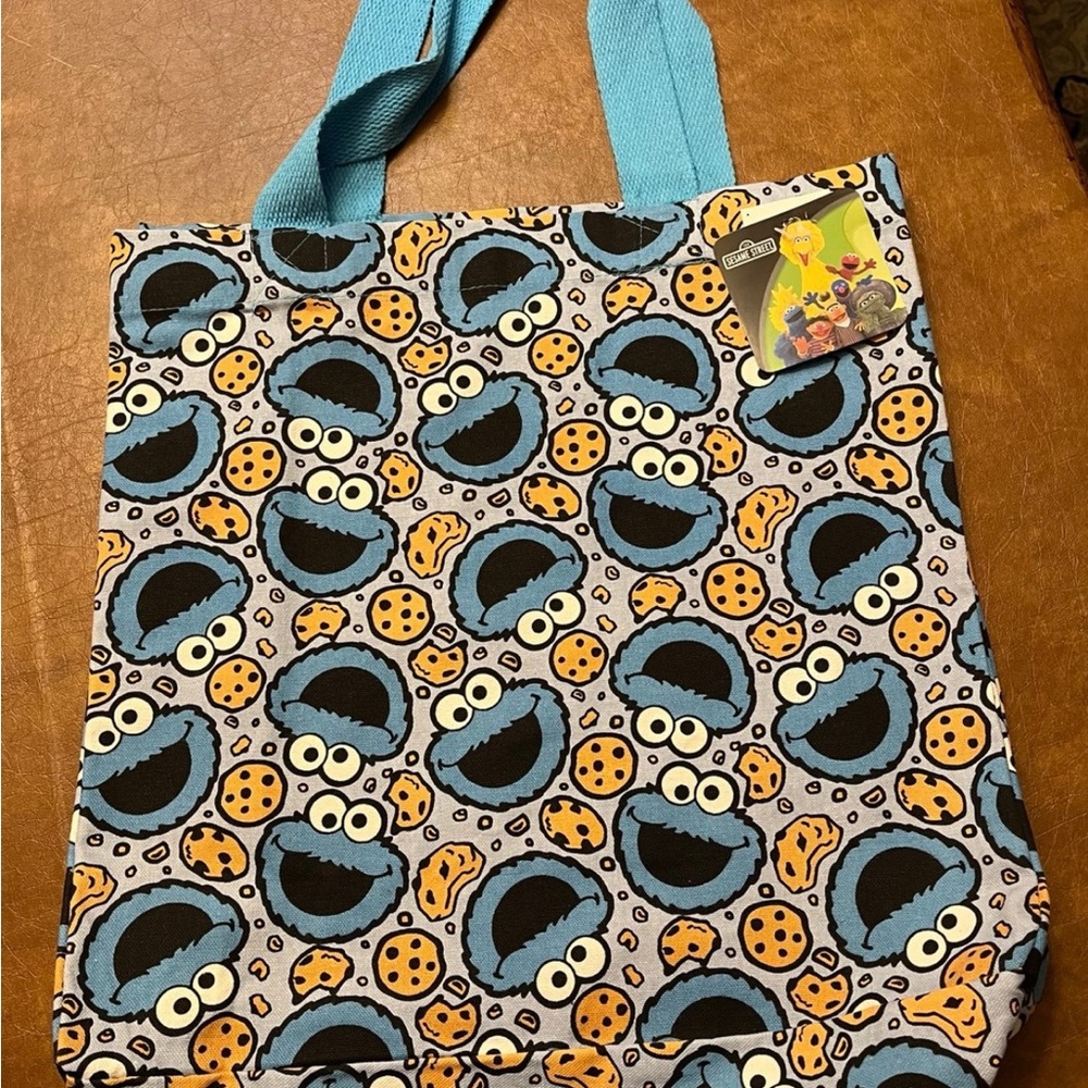 Cookie Monster and Cookies Tote Bag